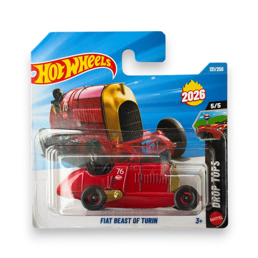 Hot Wheels 2026 - Fiat Beast of Turin - Drop Tops - 5/5 - (JJH48)