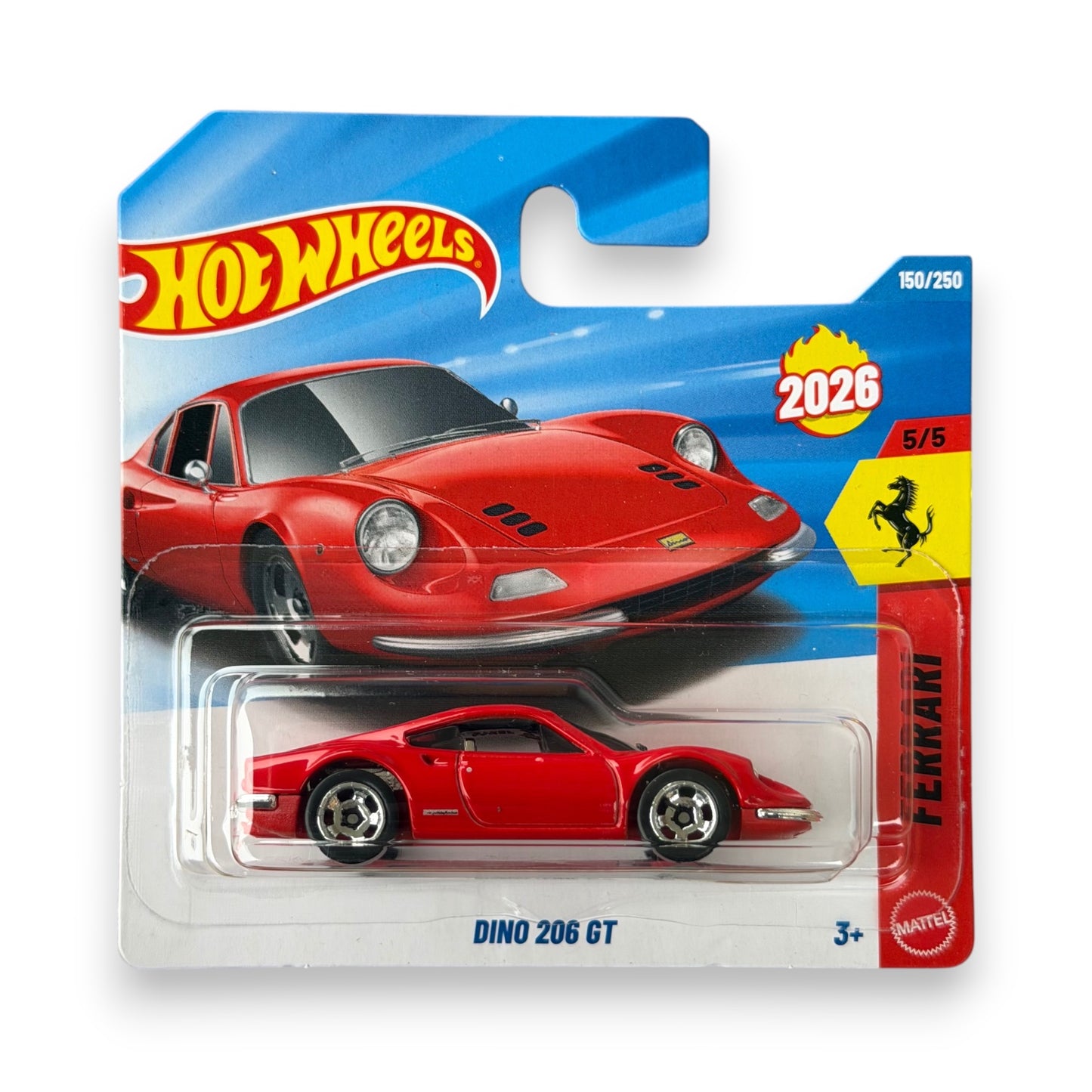Hot Wheels 2026 - Ferrari Dino 206 GT - Ferrari - 5/5 (JJH56)