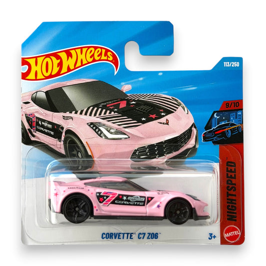 Hot Wheels 2026 - Corvette C7 Z06 - Nightspeed - 9/10 (JJJ73)