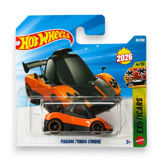 Hot Wheels 2026 - Pagani Zonda Cinque - Exoticars - 4/10 (JJK75)