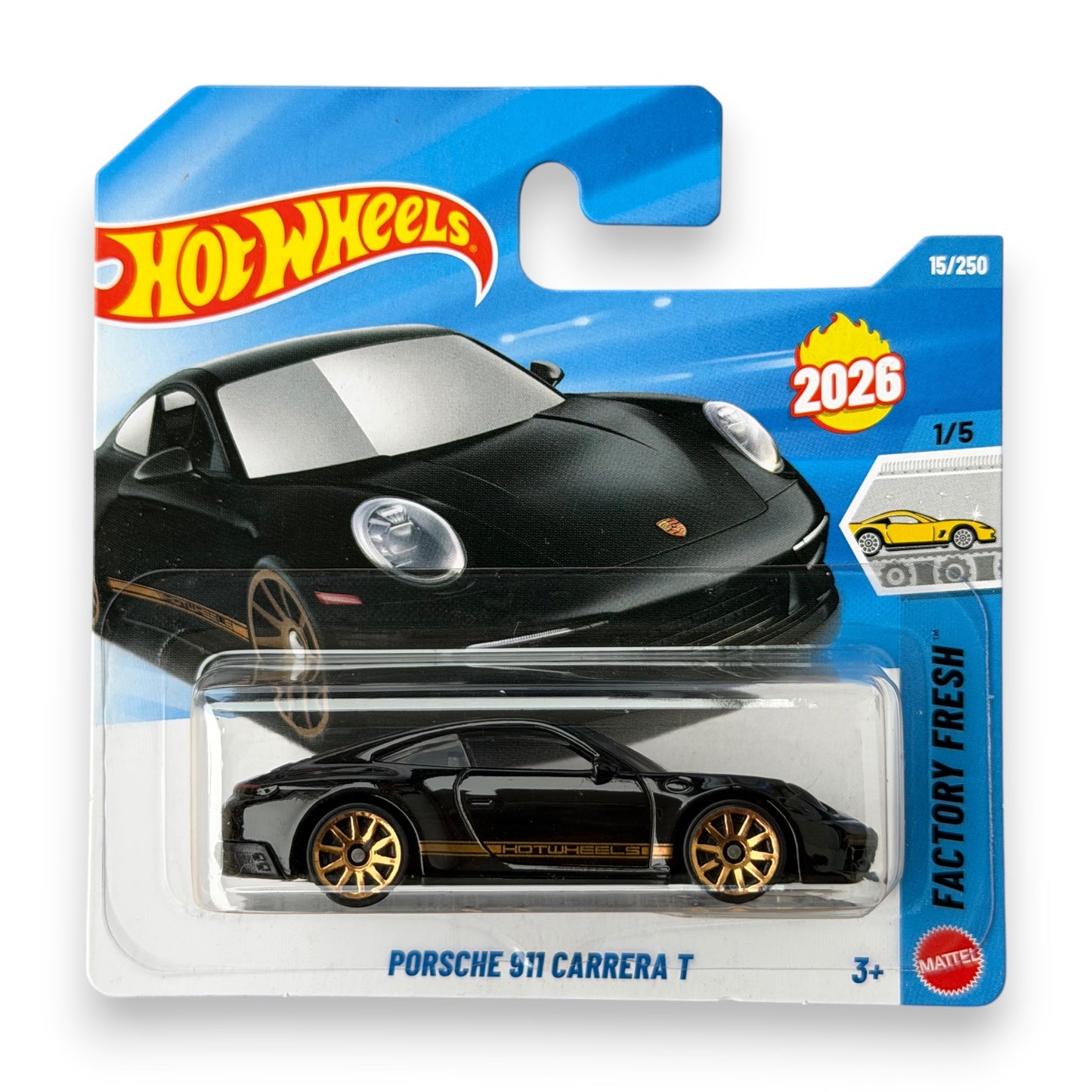 Hot Wheels 2026 - Porsche 911 Carrera T - Factory Fresh - 1/5 (JJK80)