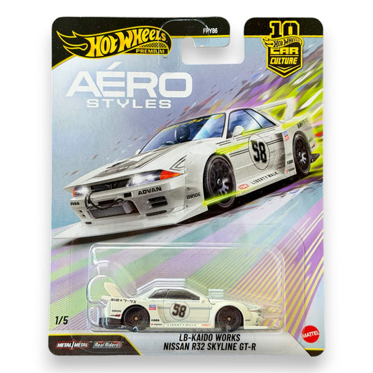 Hot Wheels Premium - LB-Kaido Works Nissan R32 Skyline GT-R - Aero Styles (JKF05)