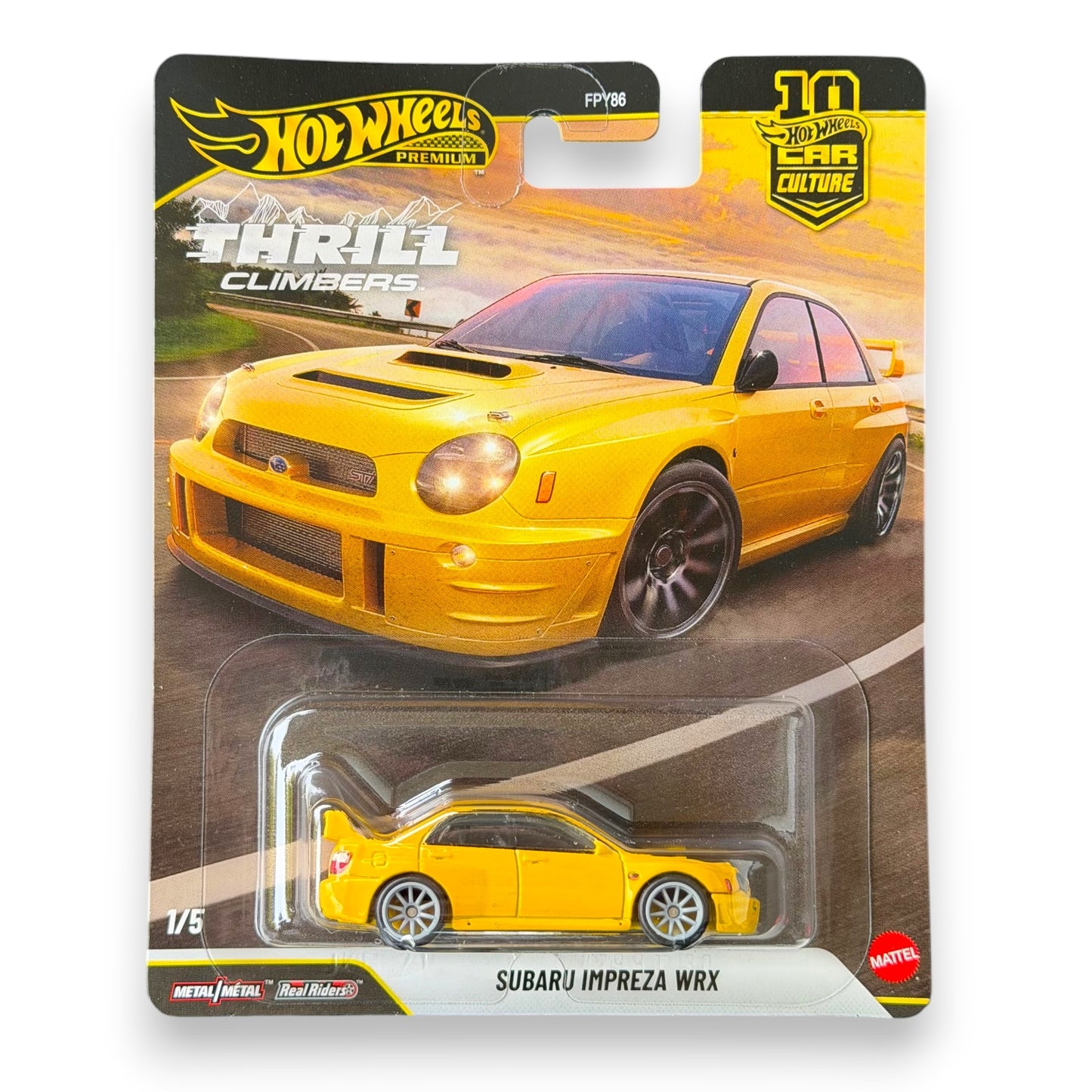 Hot Wheels Premium - Subaru Impreza WRX - Thrill Climbers (JKF21)