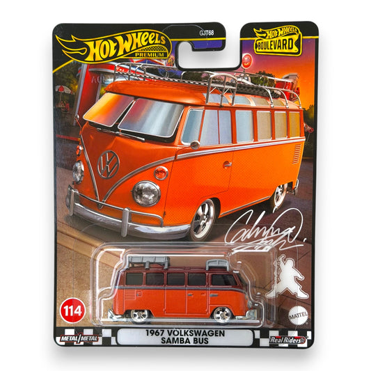 Hot Wheels Premium - 1967 Volkswagen Samba Bus - (HRT62)