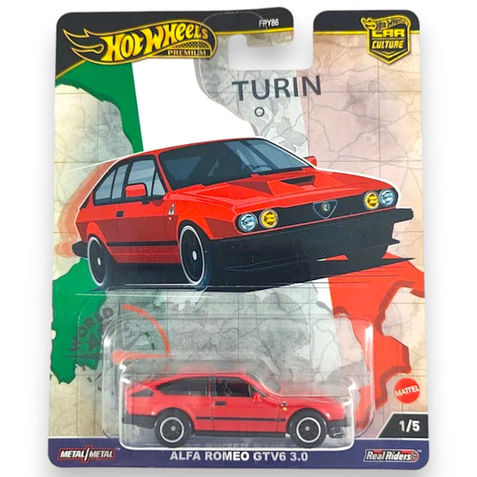 Hot Wheels Premium - Alfa Romeo GTV6 3.0 - Car Culture - (HRV80)