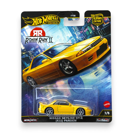 Hot Wheels Premium - Nissan Skyline GT-R (R32) Pandem - Ronin Run II - 1/5 (JBK88)