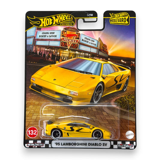 Hot Wheels Premium - ´95 Lamborghini Diablo SV - Boulevard #132 (JBL13)