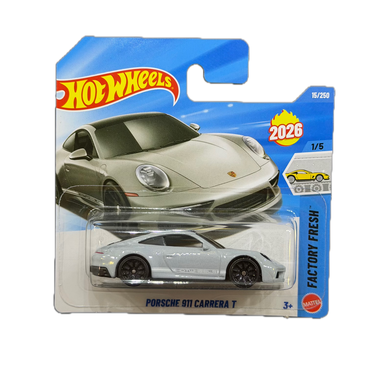 Hot Wheels 2026 - Porsche 911 Carrera T - Factory Fresh - 1/5 (JJH33) - MiniWheels